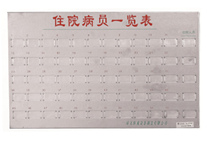 不銹鋼病員一覽表C101、C103